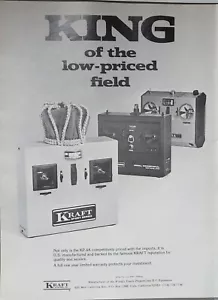 Kraft Sport Series RC Vintage Print Ad Ephemera Wall Decor KP-4A - Picture 1 of 1