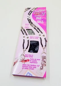 Fashion Eye-D Necklace Kit Glass Metal Jewelry Crafting DIY New Cousin Corp - Picture 1 of 6