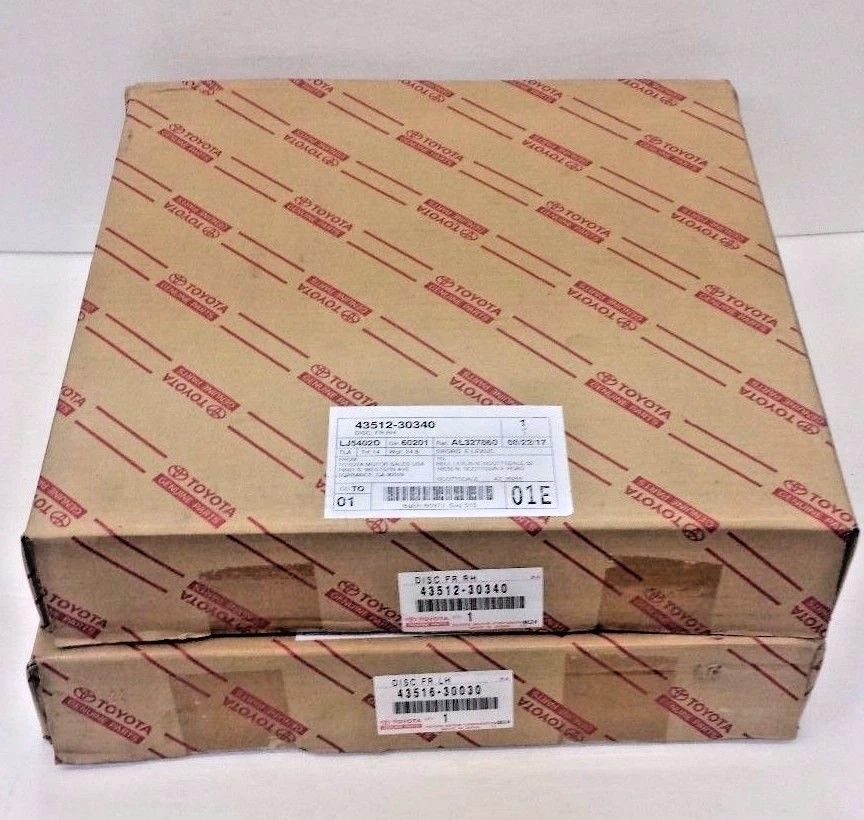 LEXUS OEM FACTORY DIRECTIONAL FRONT ROTOR SET 2009-2011 GS350  - Image 1 of 1