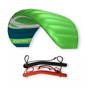 Lenkmatte Lenkdrachen CrossKites Quattro 4.5 Green Vierleiner Kite Flugdrachen - Bild 1 von 9