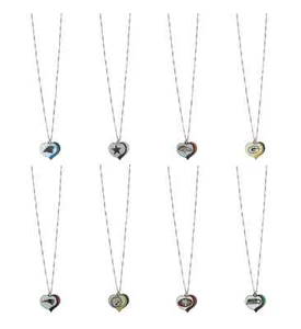 NFL Glitter Heart Necklace - Pick Your Team - Picture 1 of 12