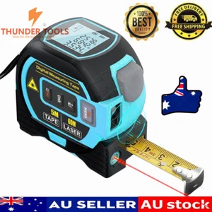 Thunder Tools 3in1 Laser Rangefinder 5m Tape Measure Ruler LCD Display Tools - Bild 1 von 8