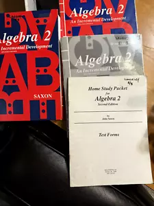 Saxon Algebra 2 - Home Study Kit & Textbook Second Edition - Picture 1 of 2