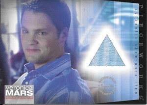 2007 Veronica Mars Season 2 #PW4 Teddy Dunn as Duncan Kane Wardrobe Relic Card