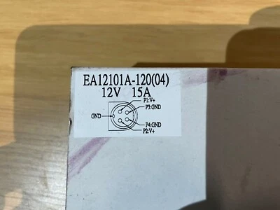 EDAC POWER AC adapter power supply DC output 12V 15A. AC input 100-240V  - Image 1 of 4