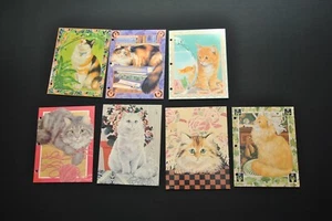 VTG Cat Portfolio Folders Set of 7 Pocket Binders 1423S - Picture 1 of 1