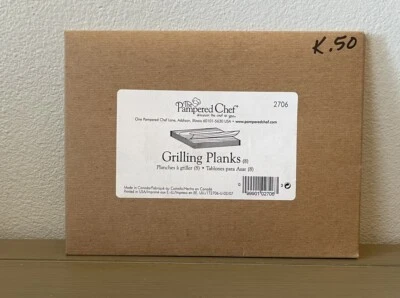 Pampered Chef Grilling Planks #2706 NEW!!  Pack Of 8 Item # 2706 - Image 1 of 2