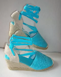 Espadrilles Blau zum Schnüren Gr.39 NEU!!! - Bild 1 von 3