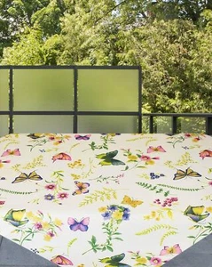 Tischdecke SCHMETTERLINGE 85x85 cm Frühling Sommer Bunt Blumen Küche Esstisch  - Bild 1 von 8