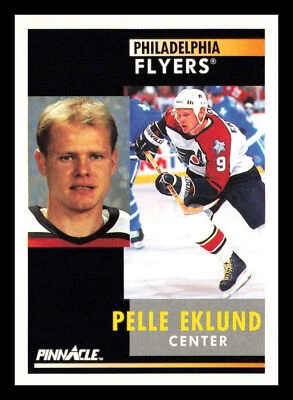 Pelle Eklund #134 1991-92 Pinnacle Philadelphia Flyers Hockey - Image 1 of 2