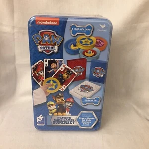 Nickelodeon PAW PATROL Playing Cards Games SUPERSET - 3 decks in Collectible Tin - Picture 1 of 5