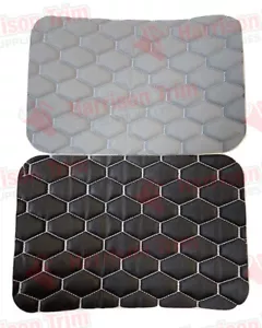 Hexagon stitch quilted seating vinyl, panel van lining,for campervan upholstery - Picture 1 of 8