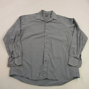 Lacoste Shirt Mens Large 46 Long Sleeve Cotton Collar Stripes Alligator - Picture 1 of 9