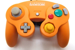 Gamecube Spice Orange Controller Wii Tested official Nintendo - Picture 1 of 8