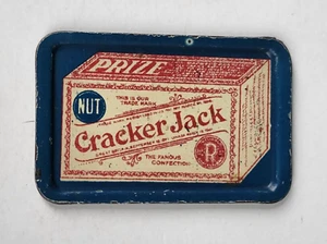 1903 Vintage Premium Cracker Jack Preis Blech Litho Serviertablett Spielzeug - Bild 1 von 2