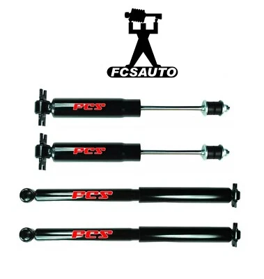 Front & Rear Shocks 88-98 Chevy GMC C1500 C2500 C3500 2wd Sierra Silverado Foto 1 de 3