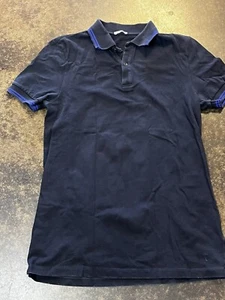 Tomas Maier Blue  Cotton Palm Tree Polo Mini M - Picture 1 of 9