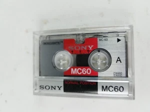 Sony MC60 Microcassette used contents unknown - Picture 1 of 6