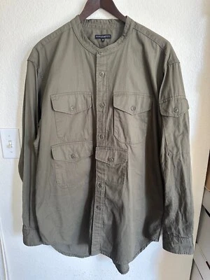 ИНЖЕНЕРНАЯ ОДЕЖДА Оливковая Матовая Фланелевая СЕВЕРО-ЗАПАДНАЯ РУБАШКА Размер M Редкая АРХИВ - Изображение 1 из 4