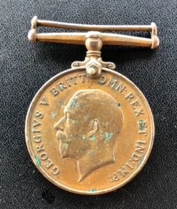 Original WWI Merchant Navy Mercantile Marine Medal John H Garton - Picture 1 of 6
