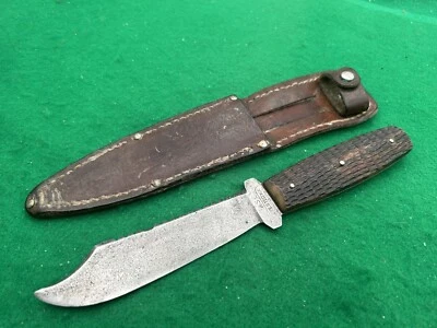 💯 1920's - 30's "SUPER RARE" CASE TESTED XX GREEN BONE" Hunting Fish Knife 2 - Image 1 of 4
