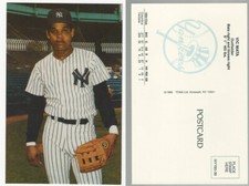 1985 TCMA Baseball, New York Yankees Postcard, Vic Mata