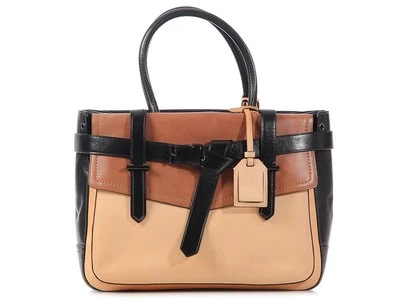 REED KRAKOFF трехцветный цвет блок кожи боксера сумка с короткими ручками ~ нейтральный и универсальный! - Изображение 1 из 4