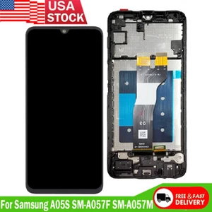 LCD Display Touch Screen Digitizer Frame For Samsung A05S SM-A057F A057M A057G - Picture 1 of 6