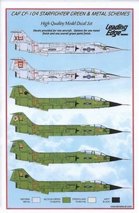 LED48057 Leading Edge Models 1:48 CAF CF-104 Starfighter Metal / Green Scheme - Picture 1 of 3