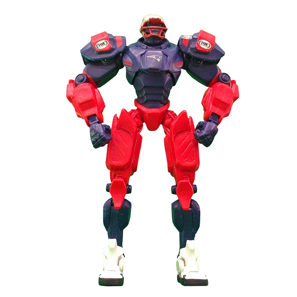 NFL Fox Sports 2009 Robot Team Cleatus Patriots 10" Action Figure