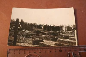 interesssantes altes Foto - große Beerdigung eines ???   Kriegslazarett 1914 - Picture 1 of 7