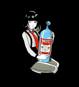 Lufterfrischer hängend Waifu Anime Girl Nitrous Auto Auto Indoor Home Interior JDM - Bild 1 von 2