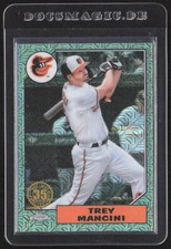 2022 Topps Update #T87C-49 1987 Trey Mancini /99 Topps Chrome Silver Packs Green