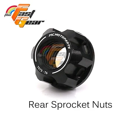 Tuerca de piñón trasera de aluminio NEGRA para Kawasaki Z650/ABS 17-20 19 18 Foto 1 de 4