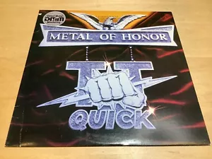 TT Quick Metal Of Honor Vinyl LP (Megaforce 90521-1, 1986) Promo Stamped/Notched - Picture 1 of 6