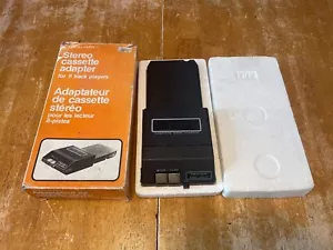 Vintage Realistic Stereo Cassette Adapter for 8 Track Players w/ original box - Picture 1 of 4