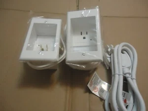 ONE-CK Single Outlet TV Cord Hider for Wall Mounted TVs - Recessed In-Wall .. - Picture 1 of 24