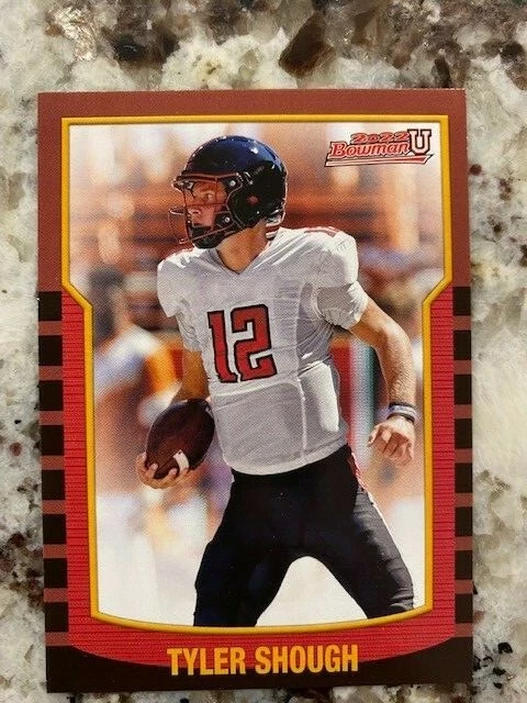 2022 BOWMAN UNIVERSITY 2000 INSERT CARD TYLER SHOUGH #2KB-15 TEXAS TECH - Image 1 of 1