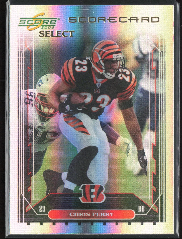 2006 Score Select #58 Chris Perry Scorecard #/100 - Image 1 of 2