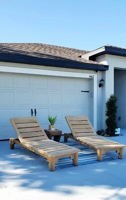 Tumbonas Mcguire imitación bambú teca  Foto 1 de 4