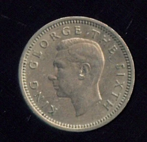 MONETE MONDIALI NUOVA ZELANDA 1950 3 PENCE AU (2G487) - Foto 1 di 2
