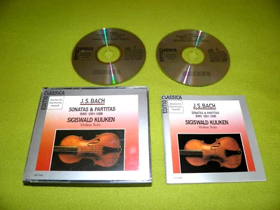 Violin Unaccompanied - Sigiswald Kuijken - Bach - Sonatas & Partitas Box Set NM - Image 1 of 2