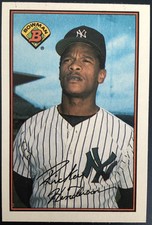 1989 Bowman Rickey Henderson #181 HOF