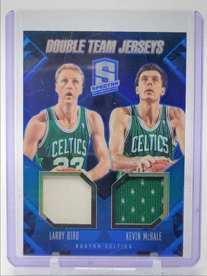 PARCHE LARRY BIRD KEVIN MCHALE 2013-14 SPECTRA DOBLE EQUIPO AZUL/49 Q3908 Foto 1 de 2