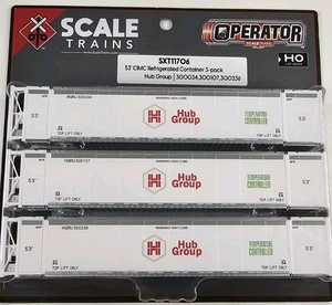 SXT11706 Scaletrains Hub Group 53' Reefer Containers - Picture 1 of 2