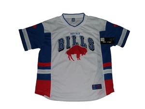 NWT Men’s Ultra Game Buffalo Bills Embroidered 2-sided Shirt White Jersey XL - Picture 1 of 8