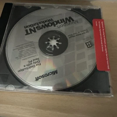 Microsoft Windows NT Workstation 4.0 CD New & Sealed - Image 1 of 3