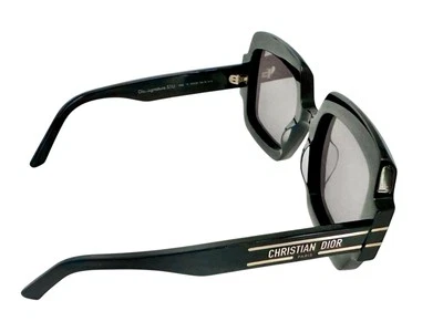 Christian Dior Signature S1U Sonnenbrille Brille Schwarz Kunststoff Schriftzug - Bild 1 von 4