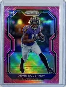 2020 Panini Prizm Devin Duvernay Rookie #380 Pink Prizm RC - Picture 1 of 3