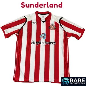 AUTHENTIC SUNDERLAND 2008-09 HOME FOOTBALL SHIRT 3XL ADULT UMBRO (V GOOD) - Picture 1 of 6